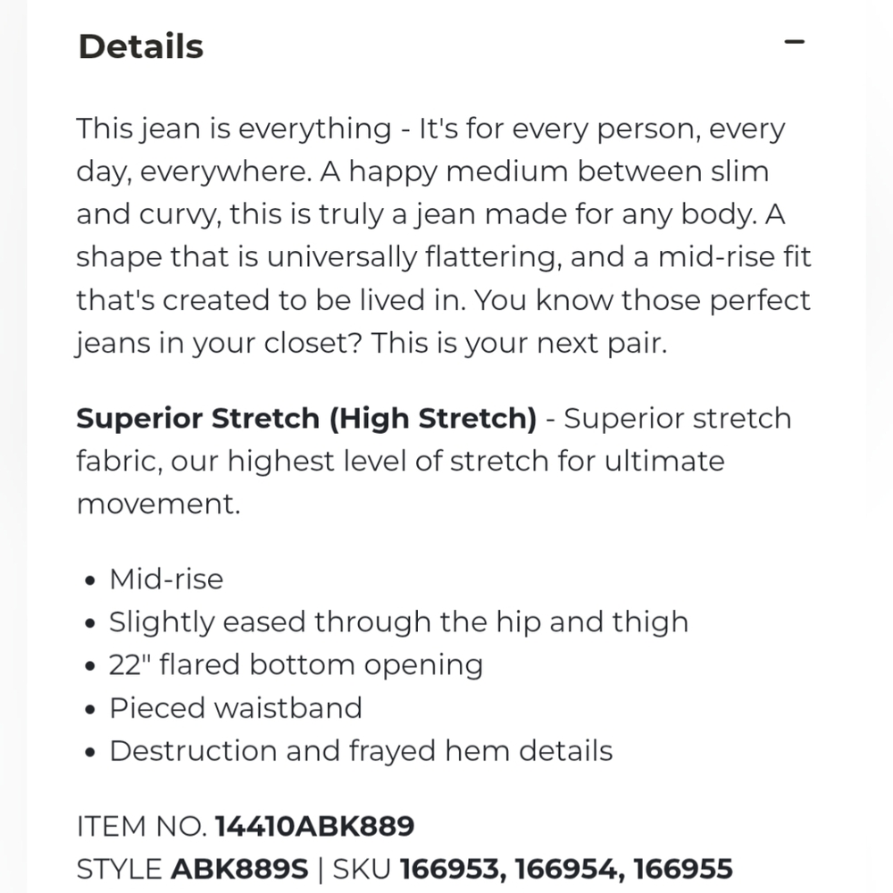 Buckle BKE Payton Universal Midrise Flare Jeans Sz 31 12/14 ABK889R - Picture 5 of 9